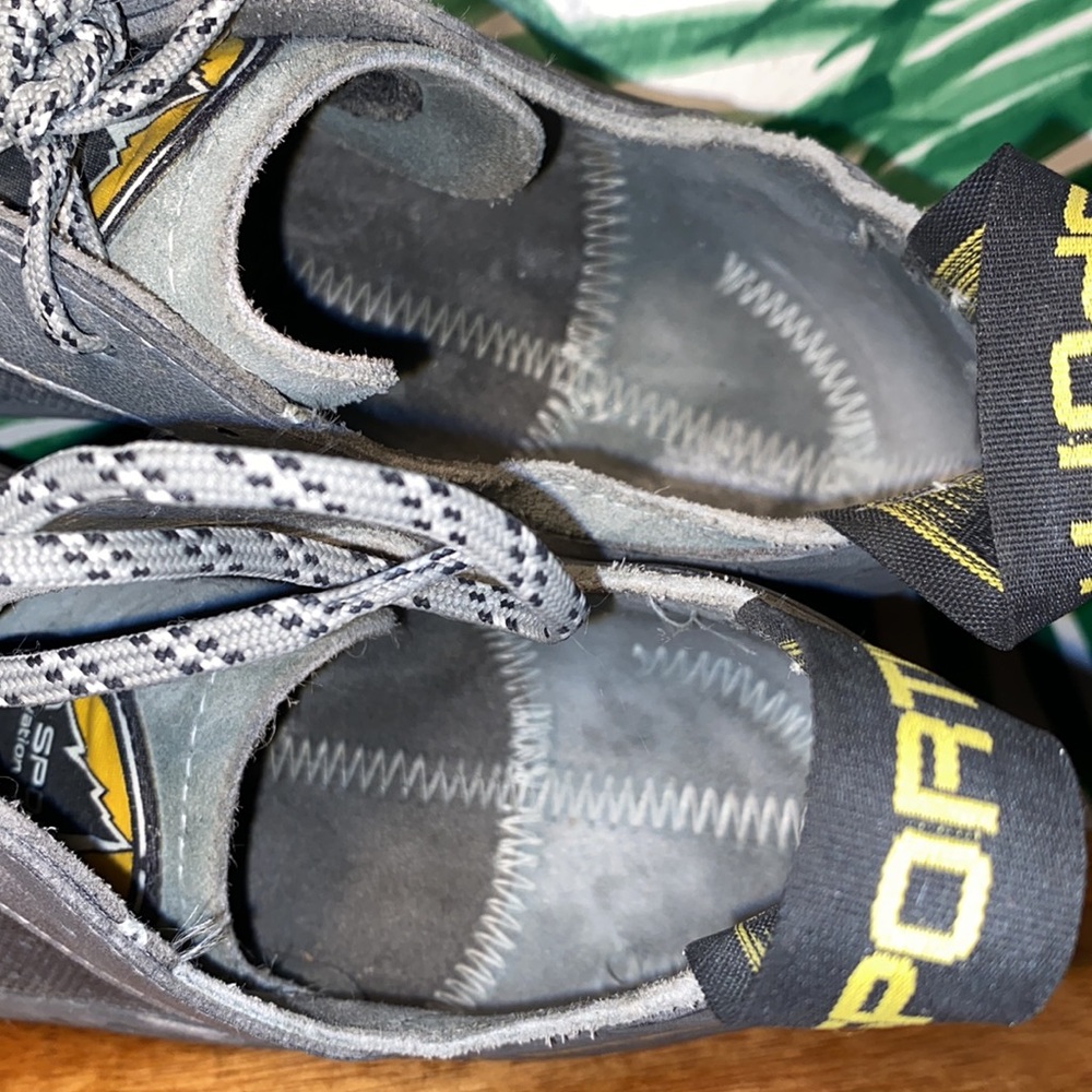 La Sportiva Nago XSedge Gray Rock Climbing Shoes Women’s 8 - Picture 9 of 10